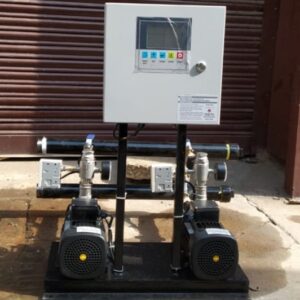 Hydro pneumatic pressure booster system panel