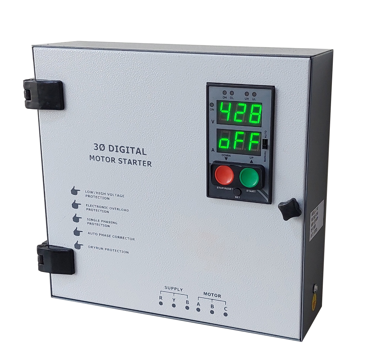 3 phase pump control panel